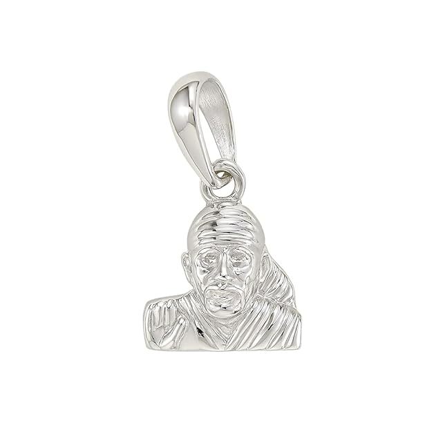 Silver Saibaba Pendent