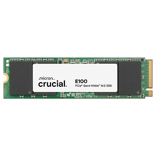 Crucial E100 1TB NVMe SSD – M.2 2280 | PCIe Gen4 | Up to 5000MB/s Read