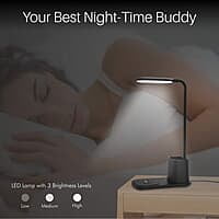 Portronics Brillo II | Lamp with Wireless Charger