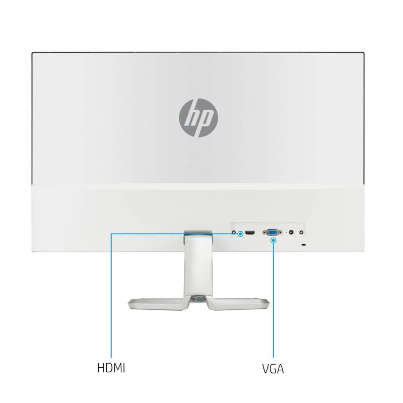 HP 24-Inch FHD LED Monitor delivers vibrant 1920x1080 visuals, sleek design, and versatile HDMI/VGA connectivity for work and entertainment.