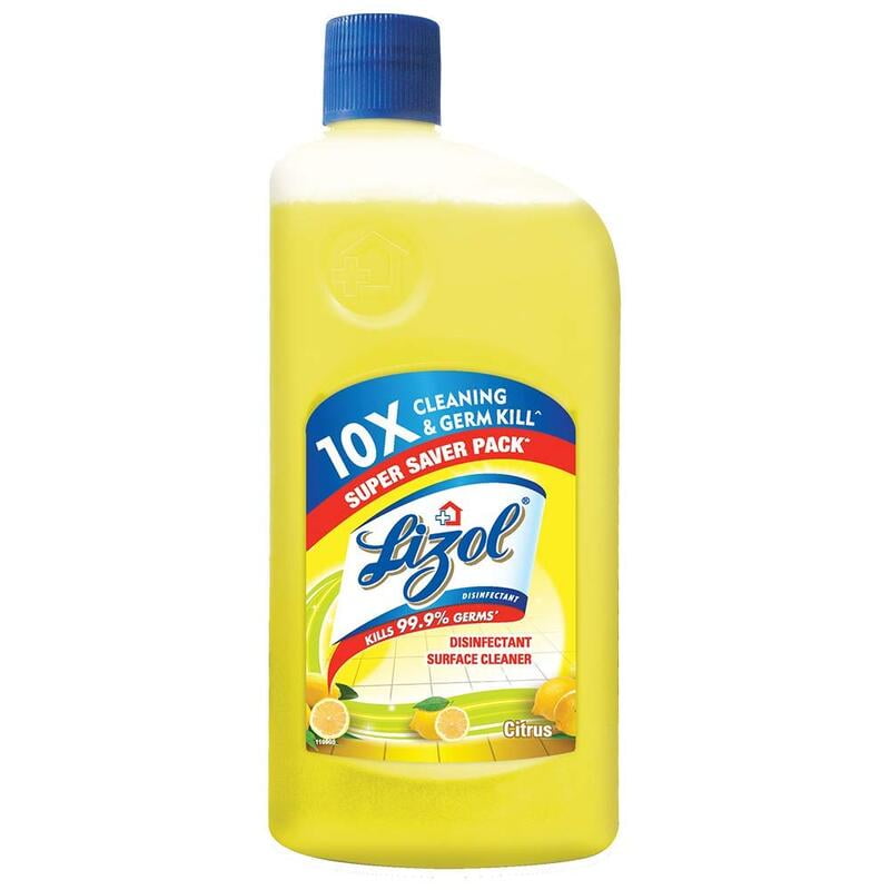 Lizol Disinfectant Surface & Floor Cleaner Liquid, Citrus | 975 ml