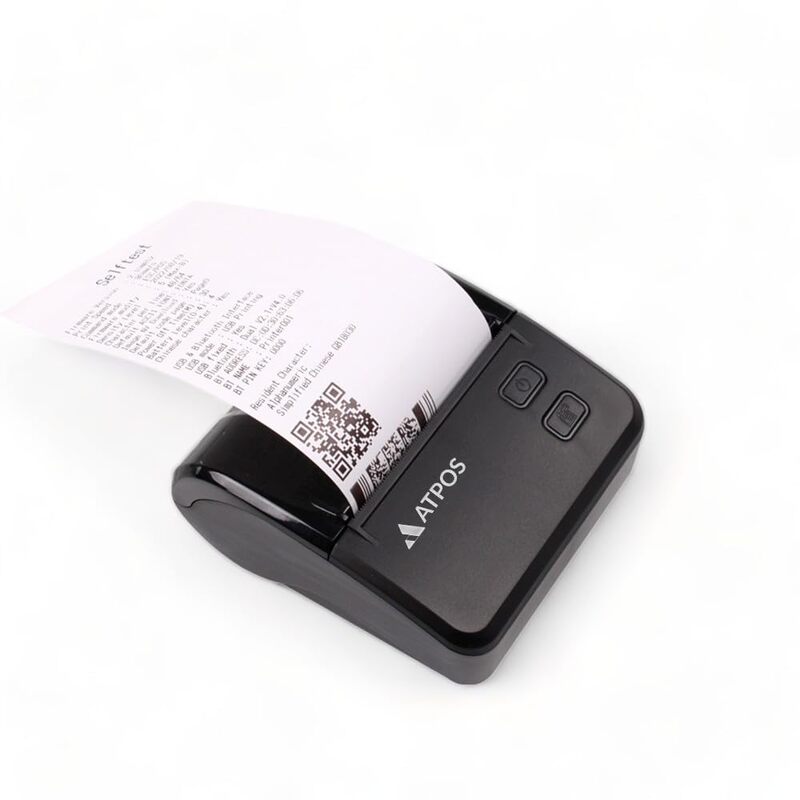 Atpos M80 80mm Portable Bluetooth Thermal Printer | Wireless Printing | 3 Inch