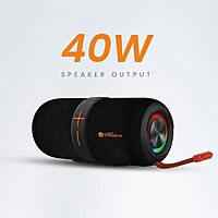 Just Corseca Sushi Boomer 40W Bluetooth Speaker – Dual Drivers | BT 5.3 | RGB | Black