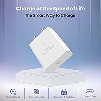 Lapcare Wall Charger LWC 603 features dual USB ports (USB‑A + Type‑C), 5 V/3 A total output, universal 100‑240 V input, built‑in short‑circuit & surge protection, with LED status indicator.