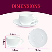 BOROSIL 10CL MUG SET- 4PC 100 ML