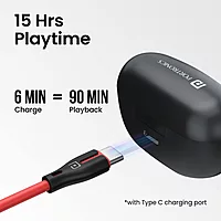 POR 1836 Harmonics Twins S5 TWS Earbuds – Bluetooth 5.2 In-Ear Bass 15H Playtime Black