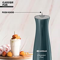 Havells Classique Plus Hand Blender with Attachment 300 watts Motor Acrylonitrile Butadiene Styrene