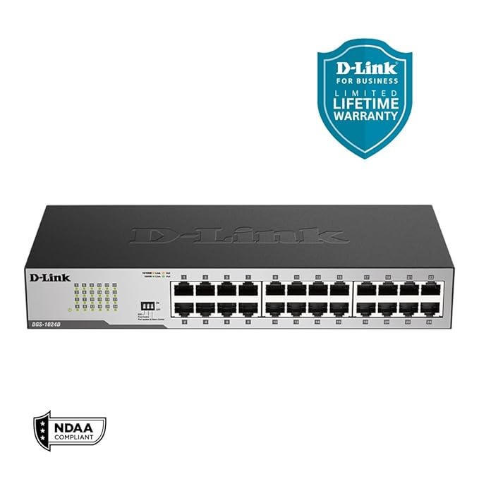D-Link DGS-1024D, Unmanaged 24 Port, DGS-1024D