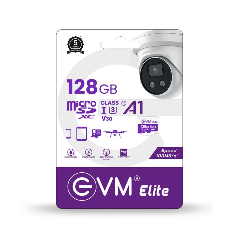 EVM 128GB U3 Elite Memory Card - EVM-EETF/128GU3
