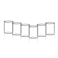 Borosil - Vision Glass Set, 120 Ml, Set of 6, Transparent