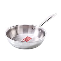 Wonderchef Nigella Tri-ply Stainless Steel 20 cm Fry Pan 1.1 litre 2.5mm Thickness