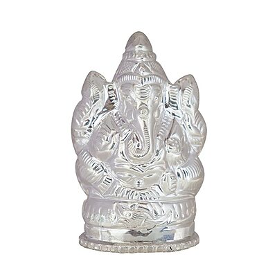 Silver Lord Ganesh Idol, Statue