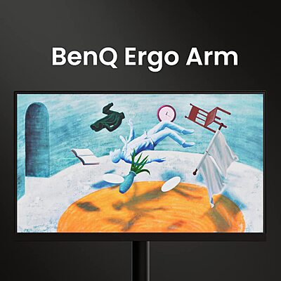 BenQ, 27-inch, 4K UHD, sRGB, HDR10, USB-C, Ergo Arm, 60Hz, PD2705UA