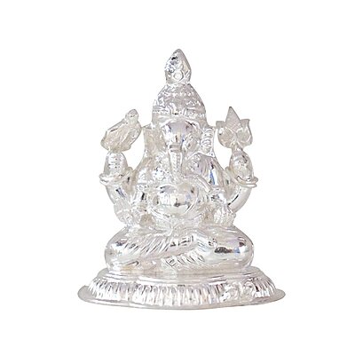 Silver Lord Ganesh vinayagar Idol