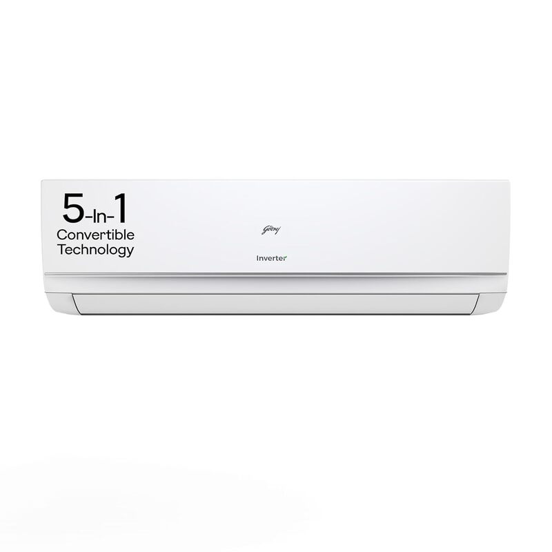 Godrej 1.5 Ton 3 Star, 5 Years Comprehensive Waranty, 5-In-1 Convertible Cooling, Inverter Split AC