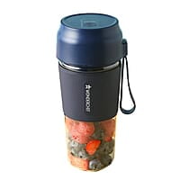 Wonderchef Nutri-Cup Portable Blender USB Charging 300ml Blue  Rechargeable Blender