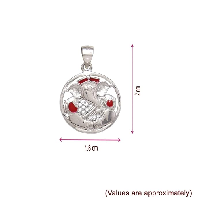 Sterling Silver Ganpathy Pendant