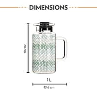 BOROSIL MICROWAVABLE KLIP - N - STORE SQUARE-800ML