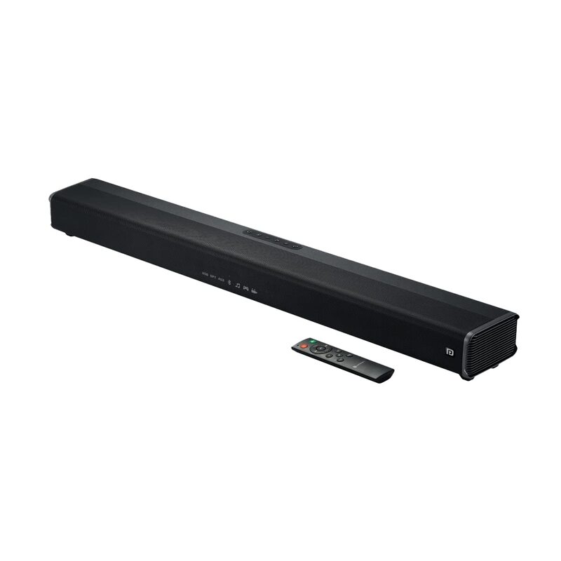 Portronics Sound Slick IV – 120W Bluetooth Soundbar offers immersive sound with deep bass, sleek design, and multiple connectivity options. Perfect for enhancing your home entertainment experience.