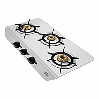 Preethi Stylo steel slim stainless steel 3 burner gas stove