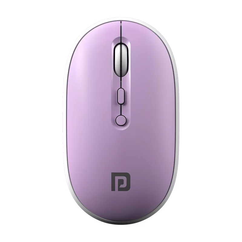Portronics Toad II Bluetooth Mouse – Dual Mode  |  DPI up to 1600 | Purple | 1 Year Warranty