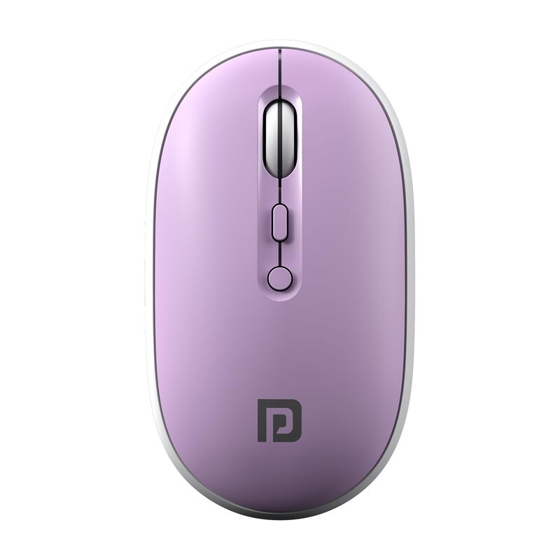 Portronics Toad II Bluetooth Mouse – Dual Mode  |  DPI up to 1600 | Purple | 1 Year Warranty