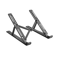 Portronics My Buddy K2 Laptop Stand – Metal Build | Portable Design | Grey | 1 Year Warranty