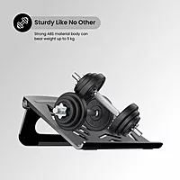 Portronics Hexa 5 Laptop Stand – Foldable, Adjustable Height, Portable