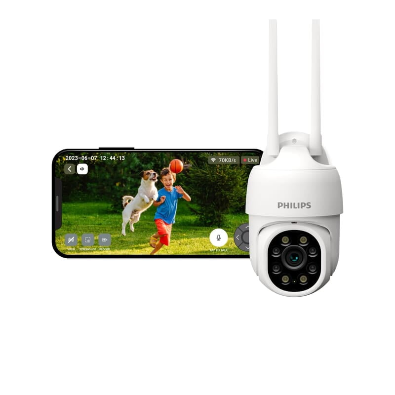 PHILIPS HSP3800 Smart 360° WiFi Outdoor Security Camera PHILIPS HSP3800 Smart 360° WiFi Outdoor Security Camera