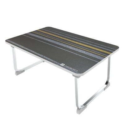 Portronics My Buddy J Portable/Foldable Laptop Table with Laminated MDF Board, Aluminium Legs, Anti-Skid Grip, Supports Upto 17 inch Laptop Portronics My Buddy J Portable/Foldable Laptop Table with Laminated MDF Board, Aluminium Legs, Anti-Skid Grip, Supports Upto 17 inch Laptop
