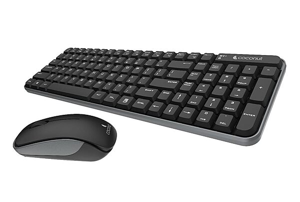 Coconut Desire 2.0 Compact Wireless Keyboard & Mouse (For PC & Laptop, 1 Year Warranty)