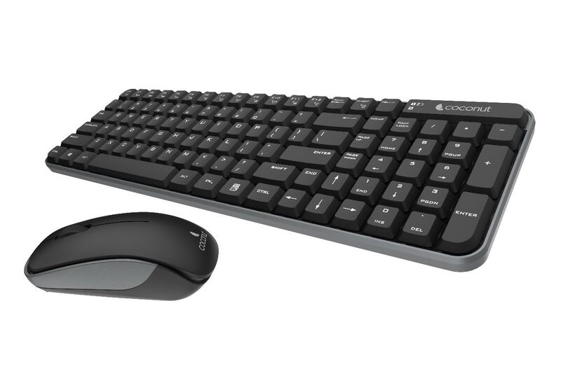 Coconut Desire 2.0 Compact Wireless Keyboard & Mouse (For PC & Laptop, 1 Year Warranty)