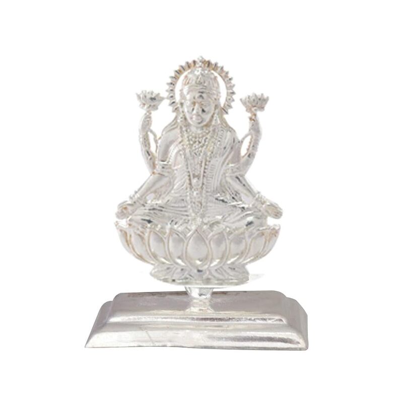 Silver Lakshmi Incense Holder / Idol