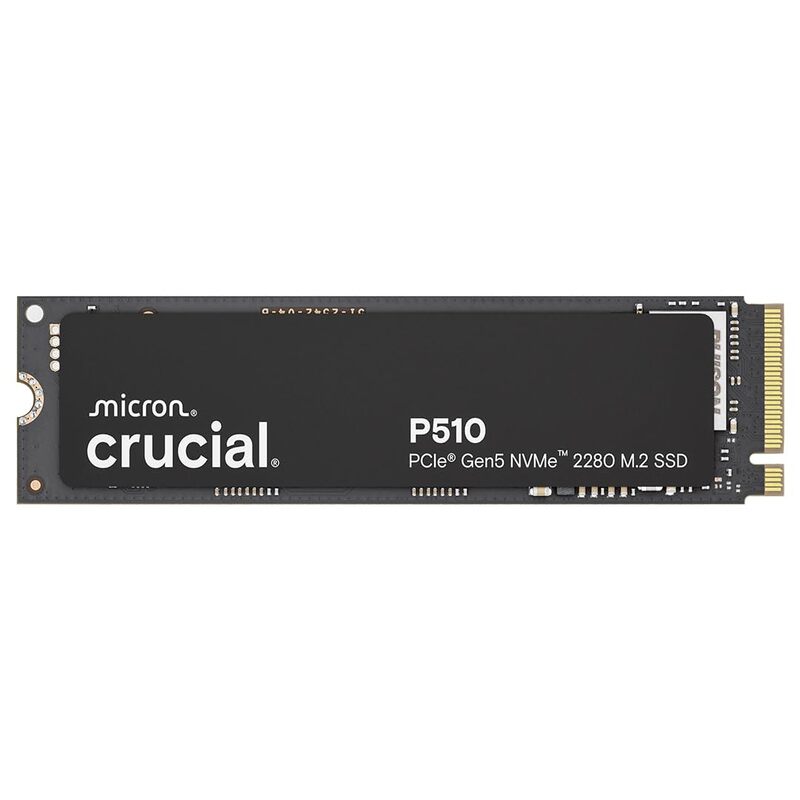 Crucial P510 1TB NVMe SSD – M.2 2280 | PCIe Gen5 | Up to 11000MB/s Read