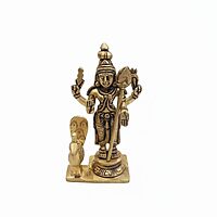 Brass Lord Murugan Murti | Kartikeya Idol for Pooja & Gift