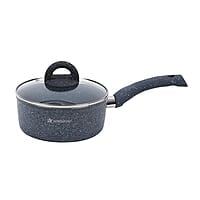 Wonderchef Granite Non-Stick Sauce Pan  Induction Bottom 3.5mm 18cm Non Stick Sauce Pan 1.8 litres