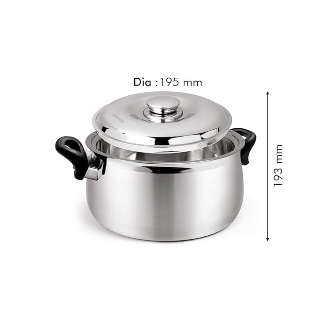 Signora ware Hot Delight Casserole With  Handle ,Steel Lid, 1 Liter