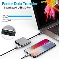 HAMMOK ZEST Type-C 3-in-1 HDMI USB PD Adapter! Connect your devices seamlessly with HDMI output, USB PD charging, and USB data transfer. Compact, portable, and perfect for on-the-go!