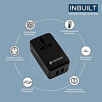 Lapcare LAPEX‑012 multiport charger supports USB‑A & USB‑C with 3.4 A total output. Universal 100–240 V input, built-in safety protections, LED indicator, compact travel design.