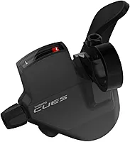 SHIFT LEVER, SL-U4000-L,CUES,LEFT,2-SPEED RAPIDFIRE PLUS MONO 1800MM INNER, W/OPTICAL GEAR DISPLAY, W/OTSP41 BLACK OUTER 600MM, IND. PACK