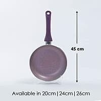 Wonderchef Royal Velvet Non-Stick Fry Pan with Induction Bottom 3 mm thick 26cm 2.1 litres