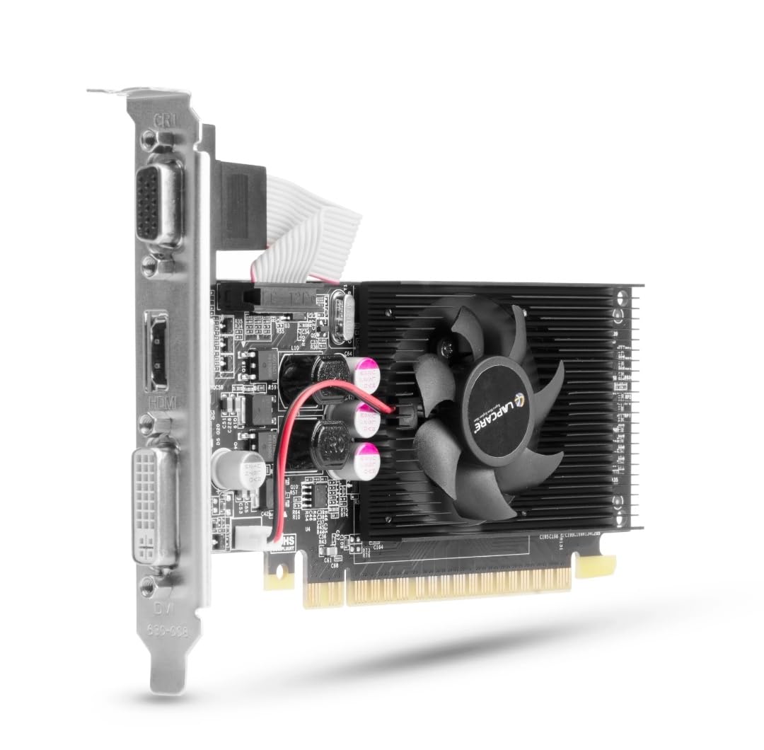 CARE CASE Lapcare Gamex GT610 Graphics Card – 2GB DDR3 | LGC-610 | Reliable Performance | HDMI & VGA Support | Desktop GPU
