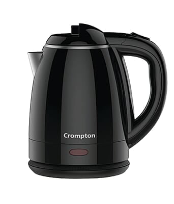 Crompton Activ Hot 1.5 litres Cool Touch Electric Kettle (Black), 1500 Watts