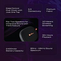 Just Corseca Seagle 30W Wireless Speaker – BT 5.3 | 30H Playtime | TWS | Splash Proof