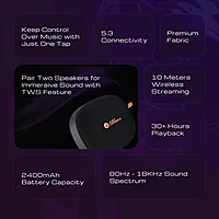 Just Corseca Seagle 30W Wireless Speaker – BT 5.3 | 30H Playtime | TWS | Splash Proof