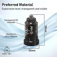 EVM CCR-03 51W Car Charger - T Brown