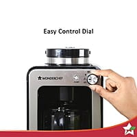 Wonderchef Regalia Bean-to-Cup Brew Coffee Maker with Grinder Get Fresh Aromatic Powder