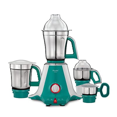 Preethi Aries MG 216 mixer grinder 750 watt, Green, 4 Jars, Vega W5 motor with 5yr Warranty