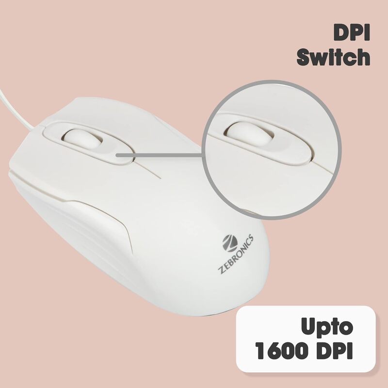 Zebronics Judwaa 900 Wired Keyboard Mouse Combo offers a sleek design with a comfortable typing experience. The combo features multimedia keys and a precise optical mouse for seamless navigation.