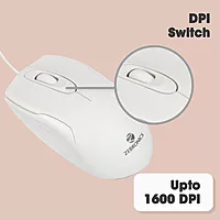 Zebronics Zeb-Judwaa 900 Wired USB Keyboard & Mouse Set – 12 Hotkeys | 800/1200/1600 DPI | UV Printed Chiclet Keys | Silent Usage | White